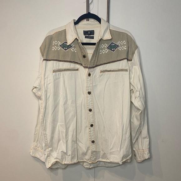 Other - Vintage Western Button-Up Shirt